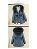 Korean Style Winter Parka: Women's Loose, Thickened Cotton Coat with Stylish Velvet Accents