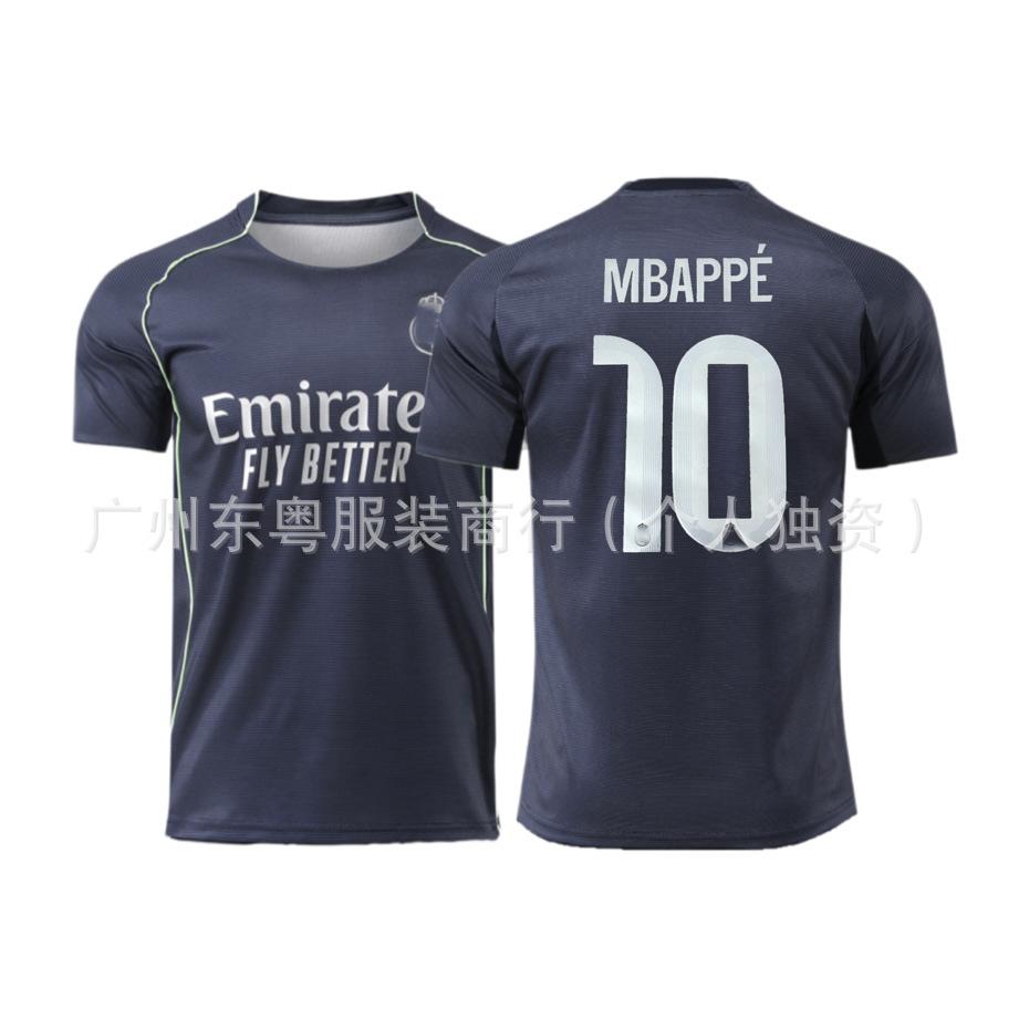 New Real Madrid Mbappe Liv Barcelona Man into Miami Jersey Adult Football Suit Club Short Sleeve Shirt