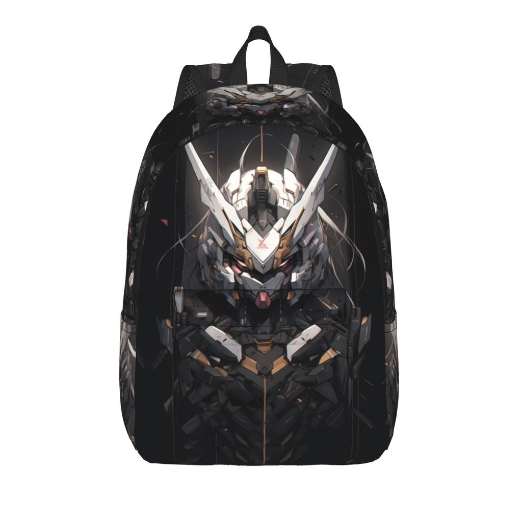 Fashion Gundam Robot Warrior Backpack Mochilas Harajuku Design Office Work Retro Washable Rucksack