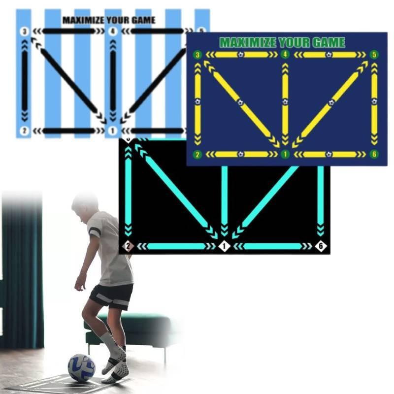 Premium Football Training Mat Skill Development Pad For Soccer Players 60x90cm