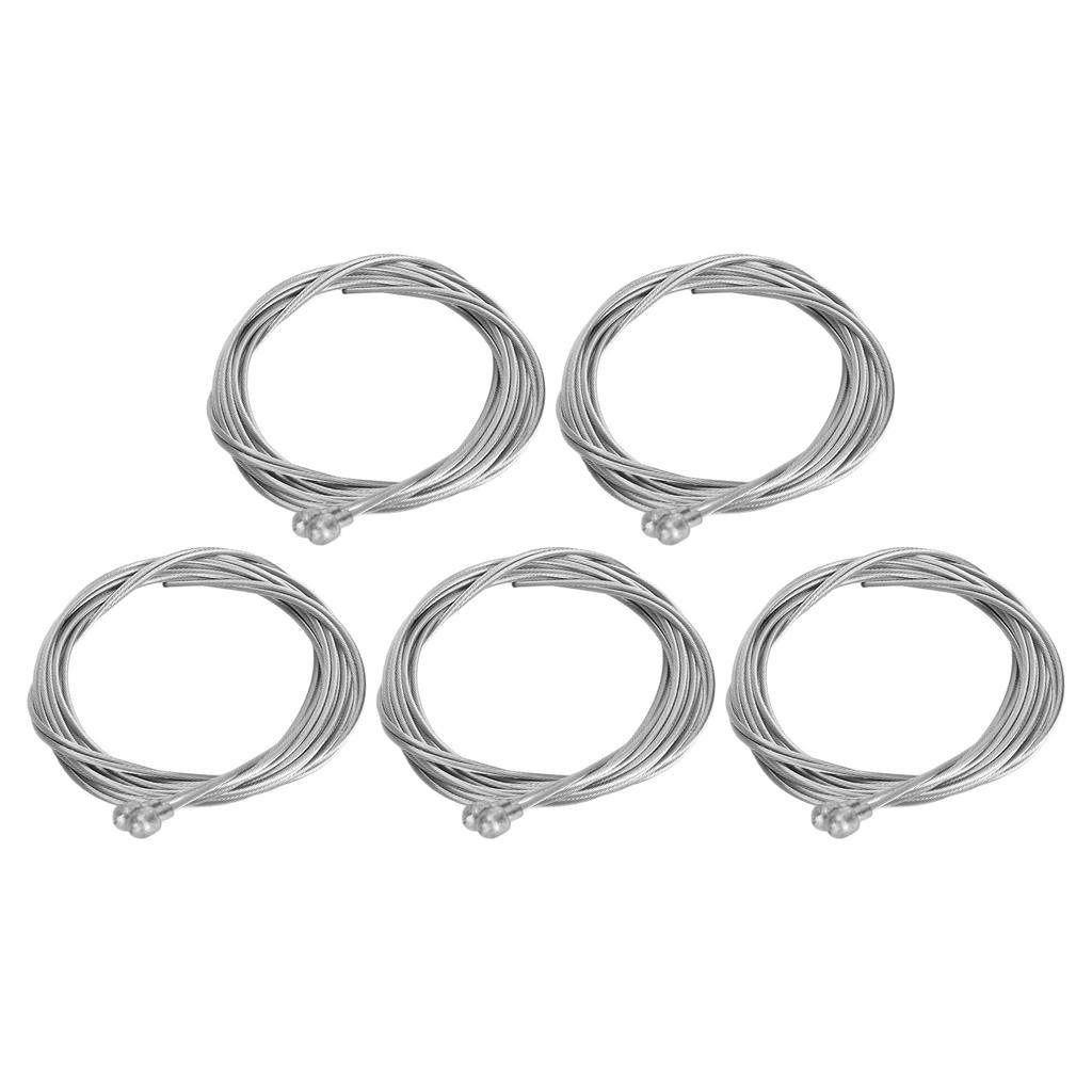 10PCS Bike Brake Cable Stainless Steel Zinc Coating Bike Replaceable Brake Inner Wire for Road Bikes 1.8m 1.5mm