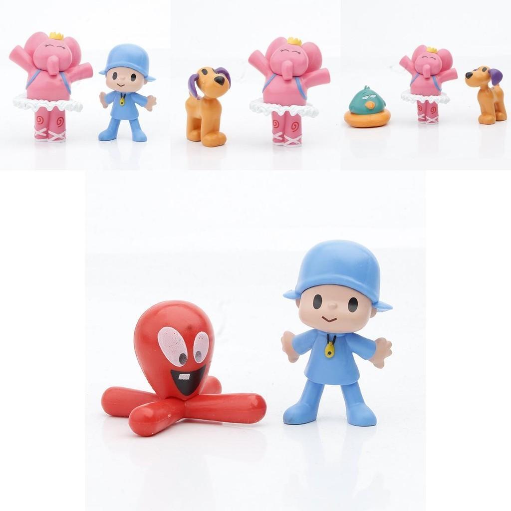 Adorable 7pcs Pocoyo Action Figures Zinkia Miniatures Perfect For Cake Decoration