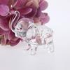 Moderne Kristall-Elefantenstatue Lustige Kristall-Schreibtischornamente Baby-Elefanten-Ornamente Tisch