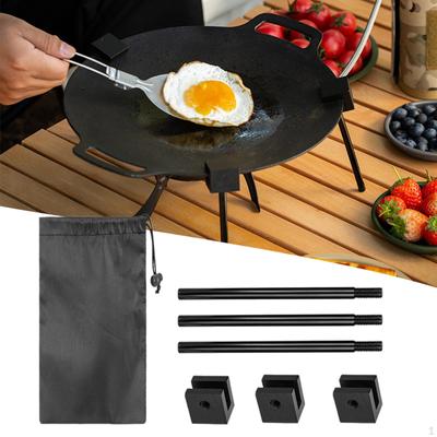 Trípode para Horno Parrilla Rejilla Fiable Cocina para Fogata para Senderismo