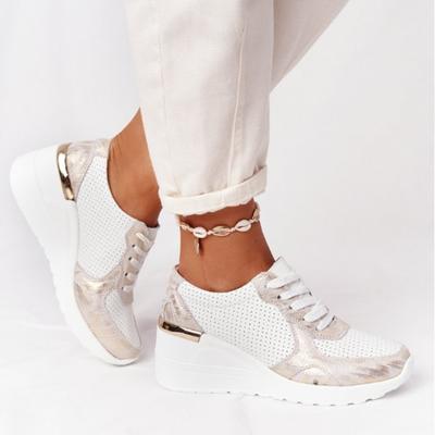 Fashion Shoes Women Vulcanized Shoes Wedge Sneakers Women Sports Shoes Women 'S Breathable Casual Platform Ladies Sneakers