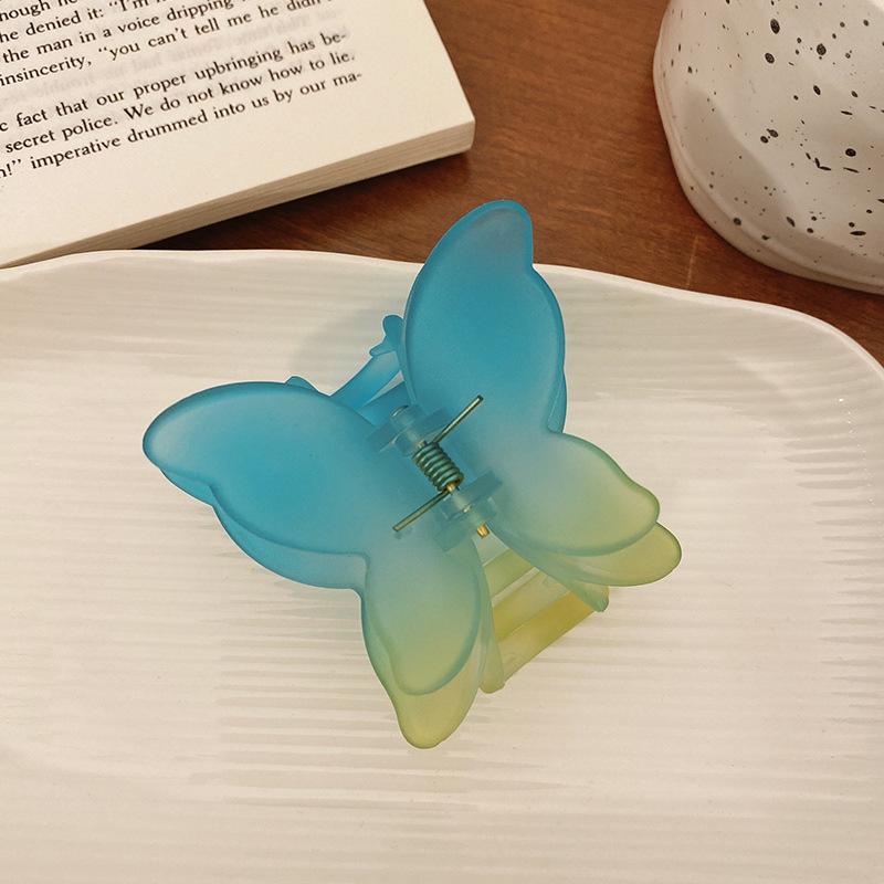 Matte Transparent Butterfly Hair Claws Clips for Women Girls Elegant Decorate Hairpins Headbands Fashion Korean Hair Accessories