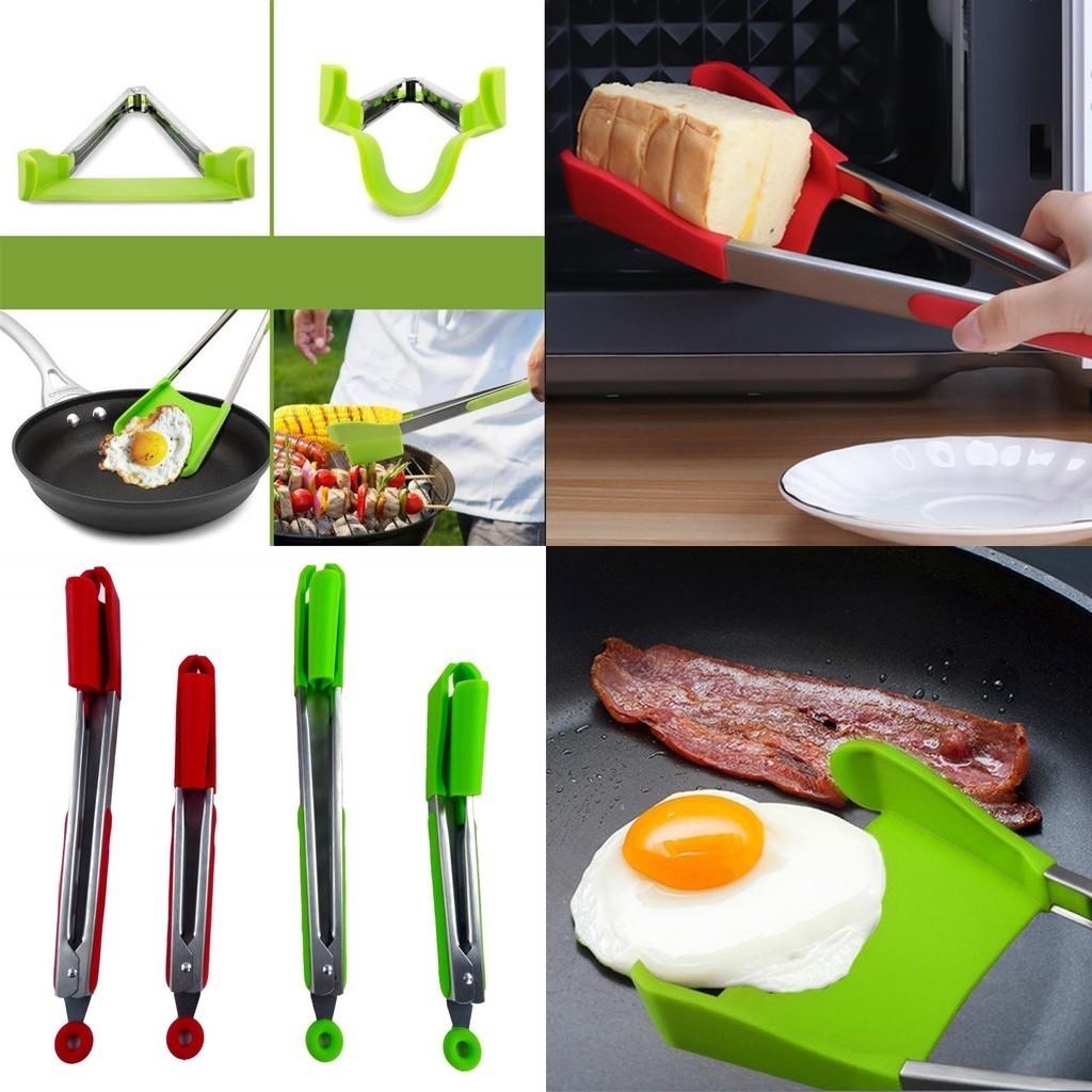 Modern Minimalist Silicone Food Clip Kitchen Tool 9 12 Inch Clamp Heat-resistant Food Clip