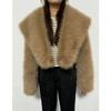 New imitation fur short coat, fashionable versatile fur coat women's long sleeves