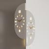 Corner Wall Clocks Creative Light Luxury Wall Clock Hanging Silent Design Nordic Clocks Morden Living Room Decorations