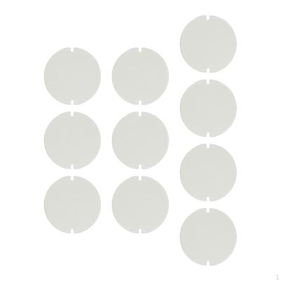 10 Pieces Stove Pipe Heat Insulation Mat High Temperature Gasket Paper Seal for Flap