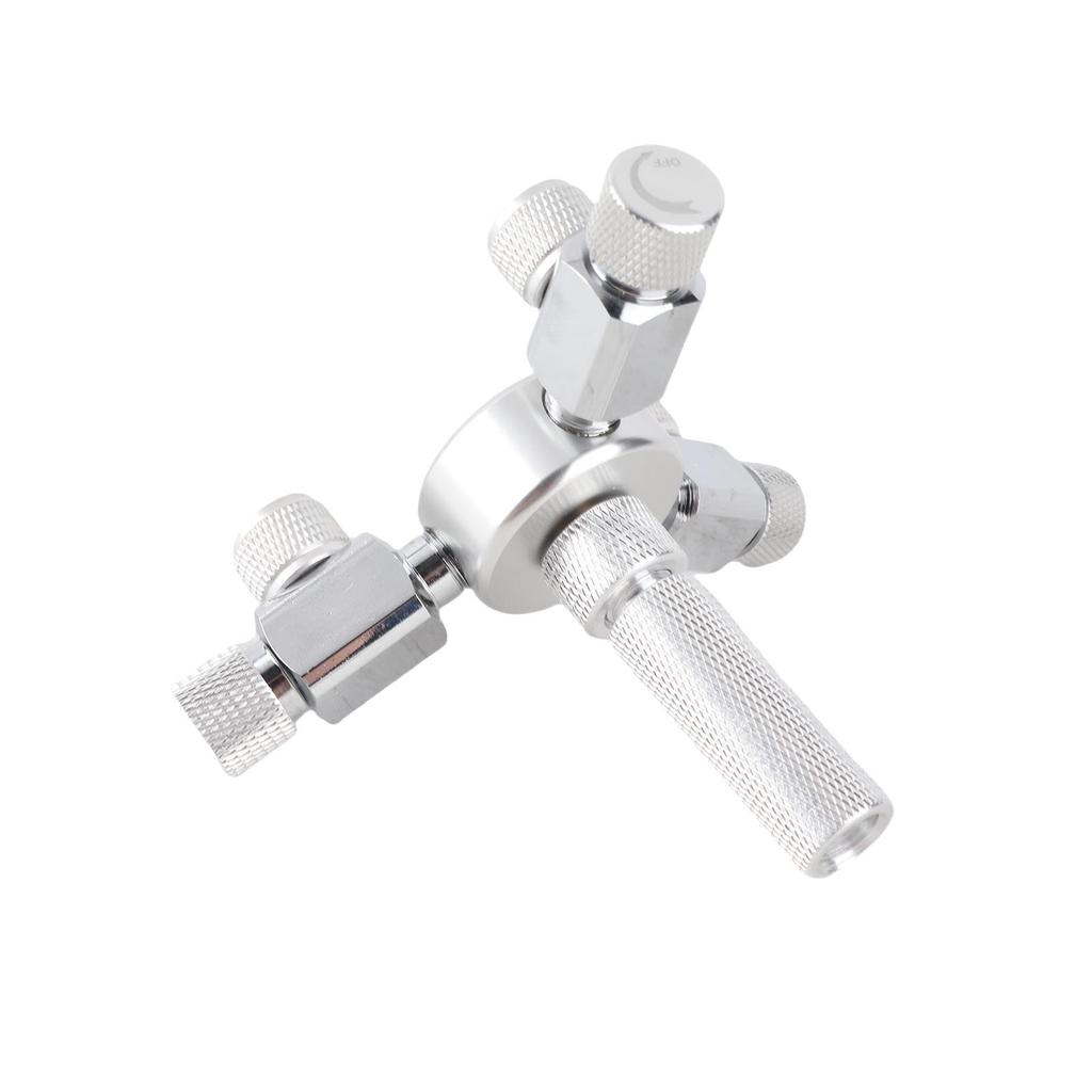 Akvarijní nádrž CO2 Rozdělovač Regulátor Distributor Jehlový Jemně Nastavovací Ventil pro CO2 Regulátor