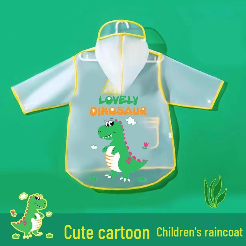Kids' Cute Cartoon Waterproof Full Body Raincoat