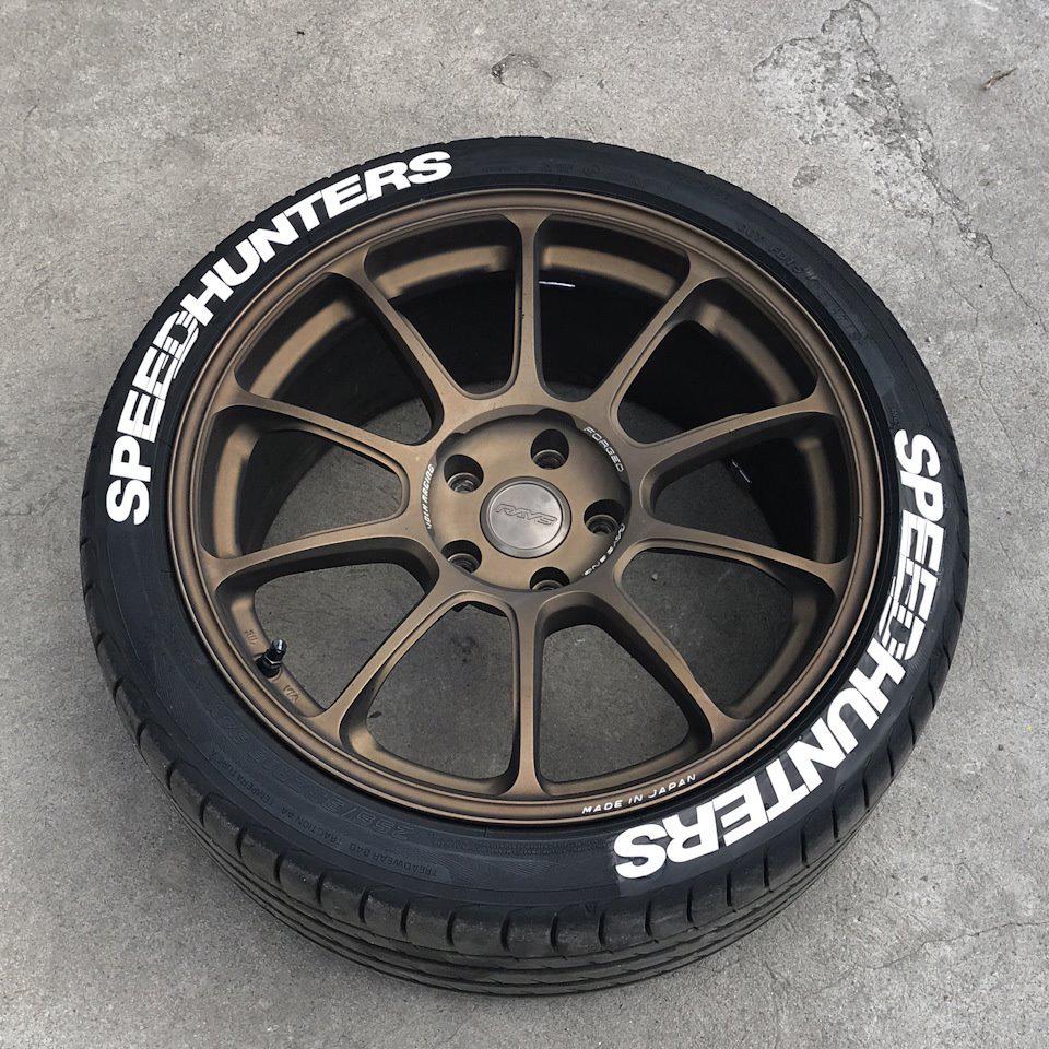 Speedhunters 3D Stereo Gummi Auto Reifen Aufkleber