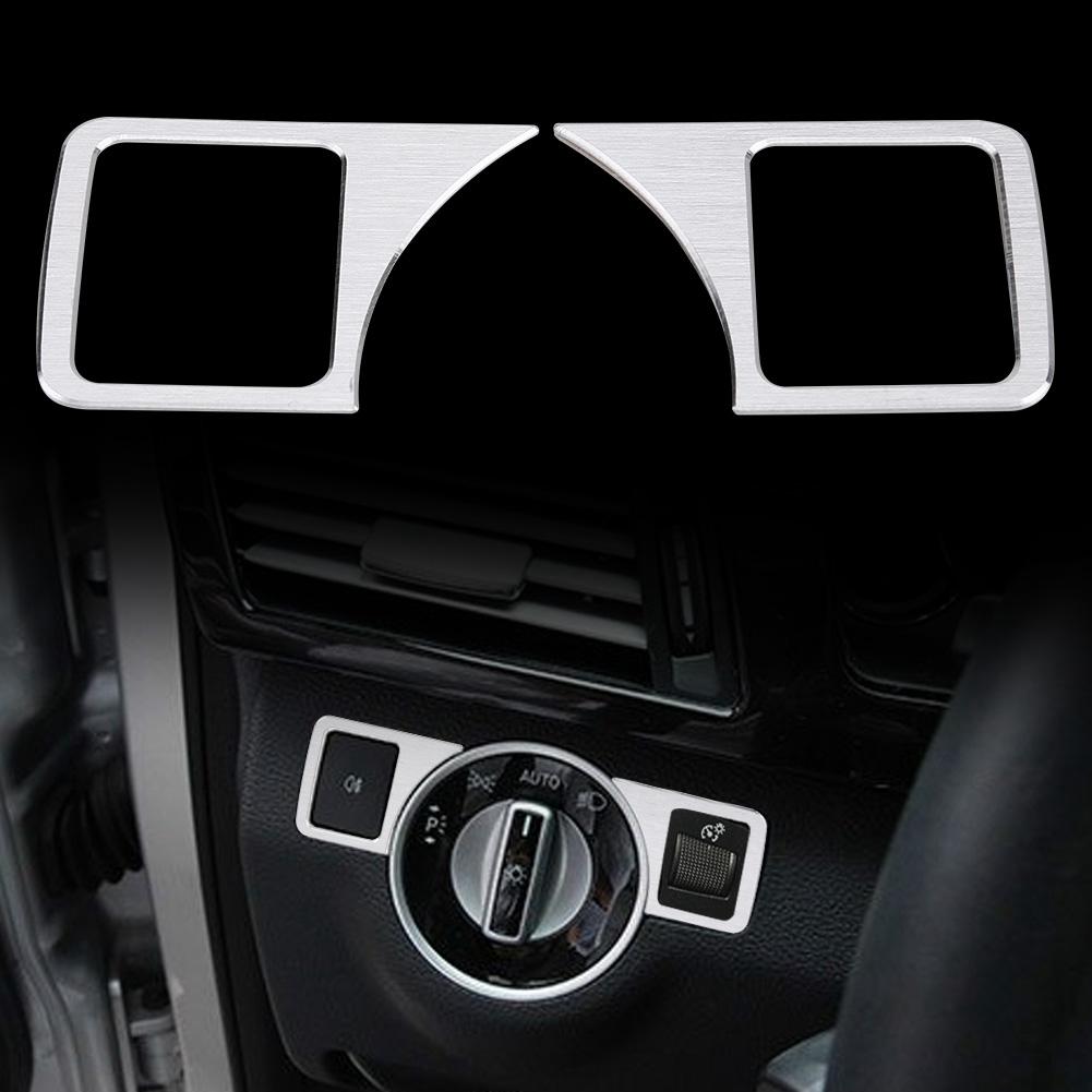 Headlight Switch Button Trim Cover for Mercedes Benz A B C E GLK GL ML Class W176 W246 Type B