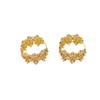 Niche Design Earrings, Ear Buckles, Women'S Personality Diamond-Encrusted Short Earrings, Hollow Zircon Earrings, Spot.