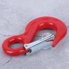 Red Heavy Duty Rigging Hook 5000kg Load Capacity Safety Latch Hook  Building Industry