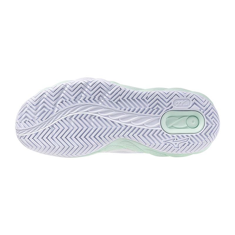 Mizuno Wave Enforce Court Удобная амортизация Прочные Дышащие Низкие Теннисные Кроссовки Женские кроссовки Белые 61GA243343