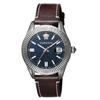 Versace GRECA TIME Men's Watch, VE3K00122, Blue Dial, Stainless Steel, Sapphire Crystal, Quartz Movement, 41mm, Swiss Made, Brown