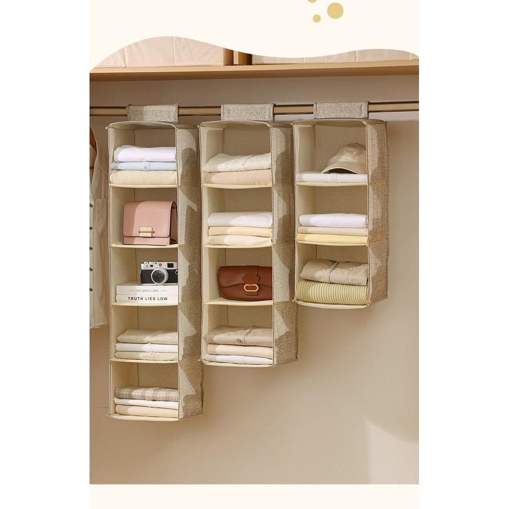 Faltbarer Aufbewahrungs-Organizer Hängendes Schrankregal Einfache Montage