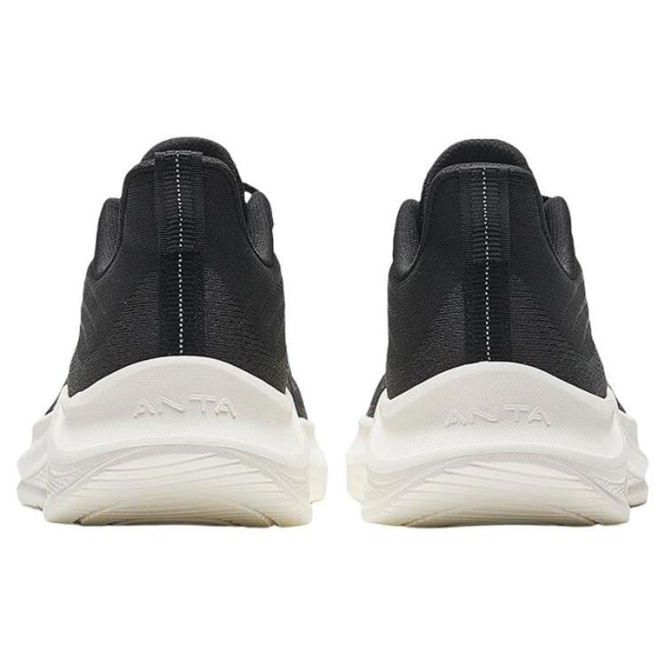 New Anta Anti Slip Wear Resistant Low Top Casual Running Shoes Men's Black White 912335571-2