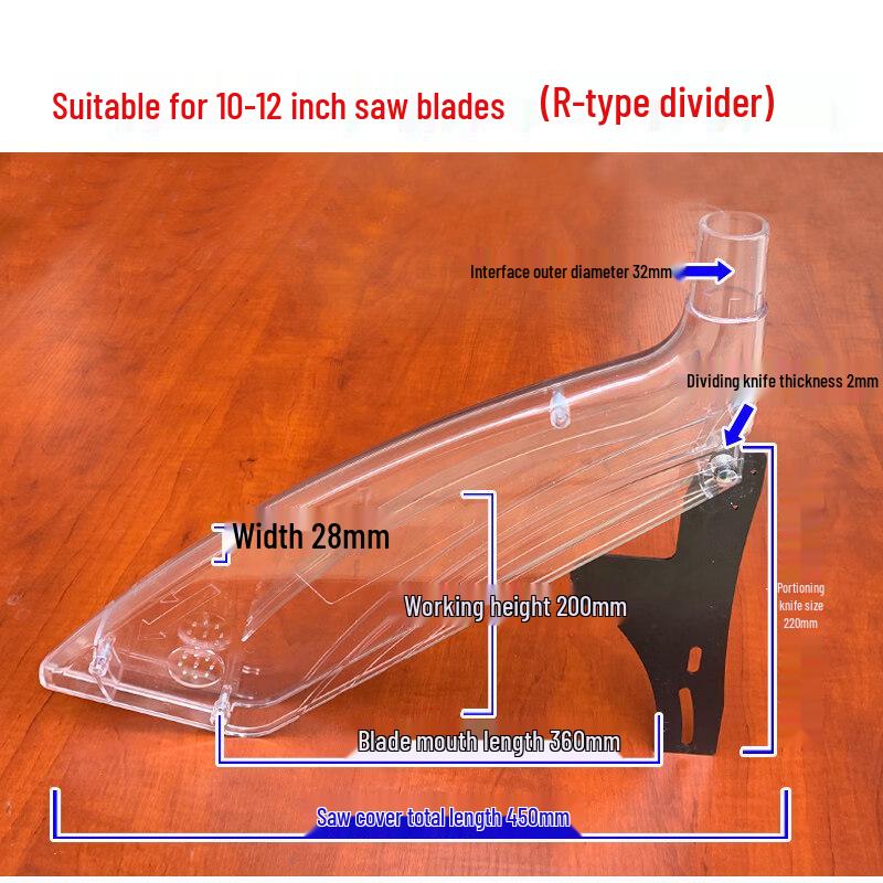 Table Saw Blade Guard with Dust Port
