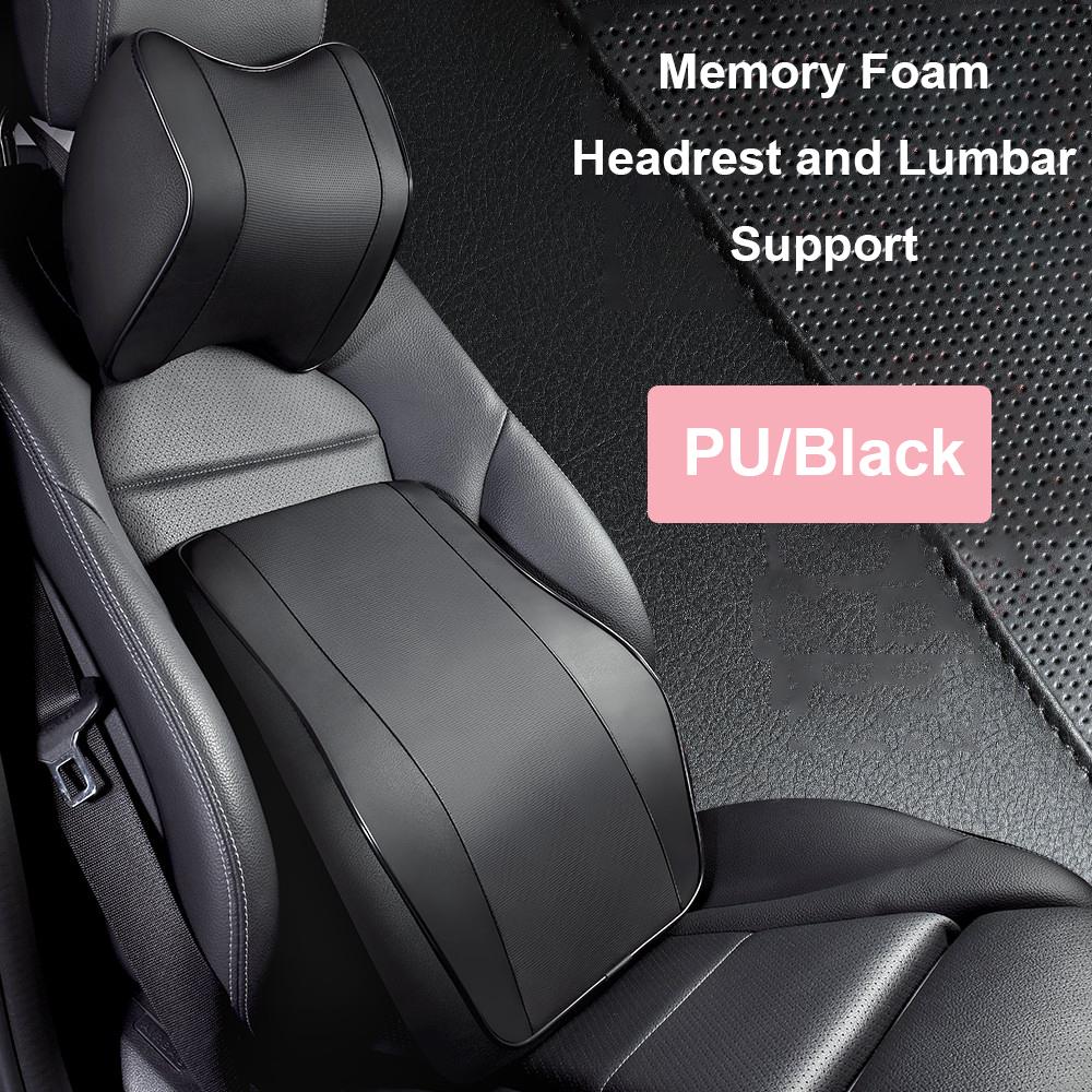 Noble Auto Rest Kopf Unterstützung Kissen Hals Kopfstütze Kissen Auto Atmungsaktive Memory Foam Langsam Rebound Guard Auto Lenden Kissen