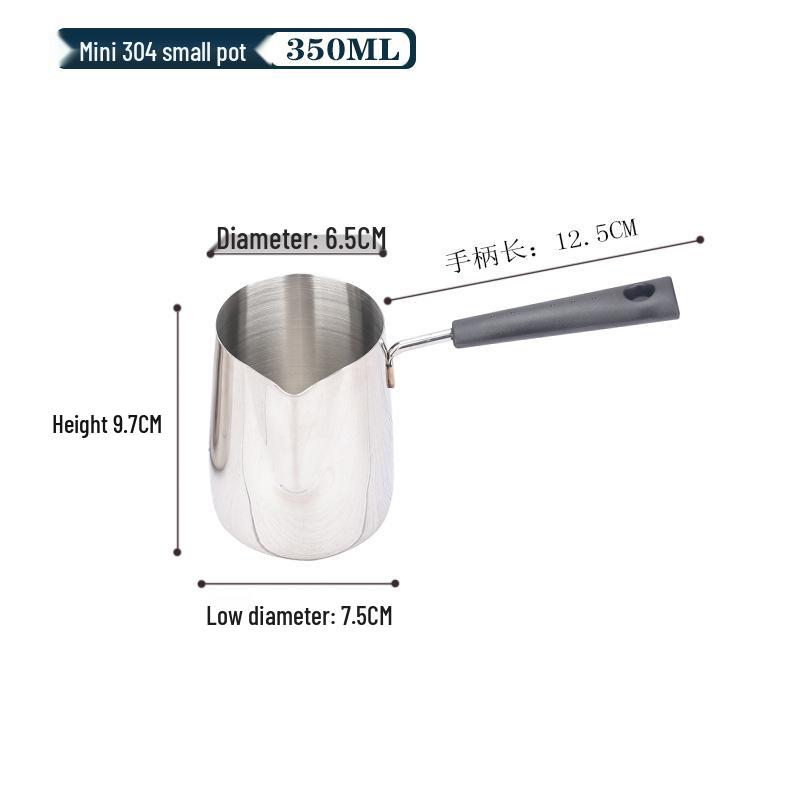 304 Stainless Steel Long Handle Latte Art and Frothing Pitcher (300-950ML)