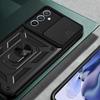 Armored Case for Samsung Galaxy M35, CamShield Slide, Black