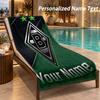 Custom Text Borussia Mönchengladbach Print Beach Towel Large Towel For Home Bathroom Beach