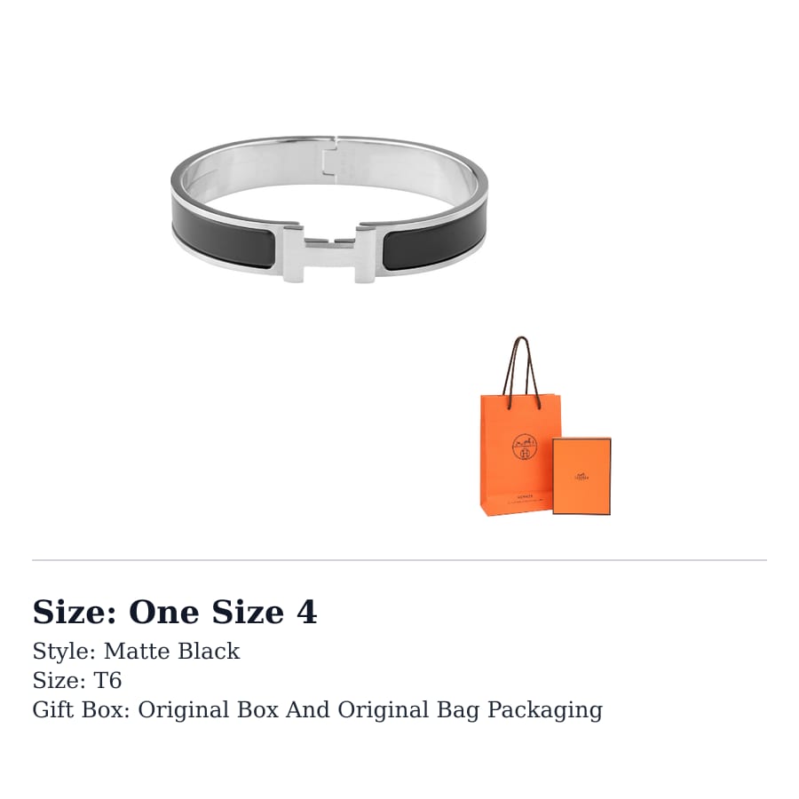 HERMES Clic HHClic H Rokassprādzes Unisex