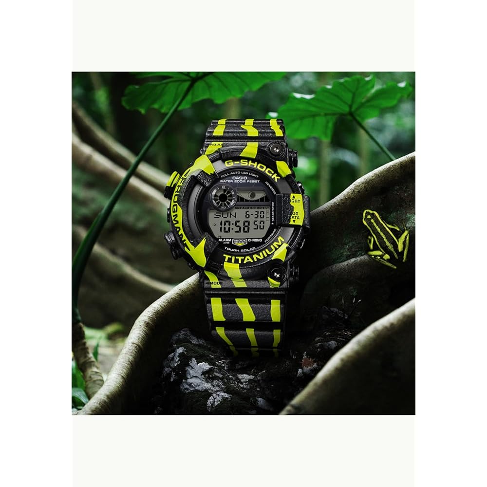 Casio G-Shock Master of G Frogman Tough Solar Men's Watch GW-8200TPF-1JR Black Eco-Friendly Material