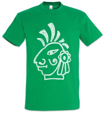 Aztec Head Symbol T-Shirt Aztecs Empire Tattoo American Indians Tribe Sign