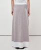 Nigaennikol Double Layered Long Skirt_Gray