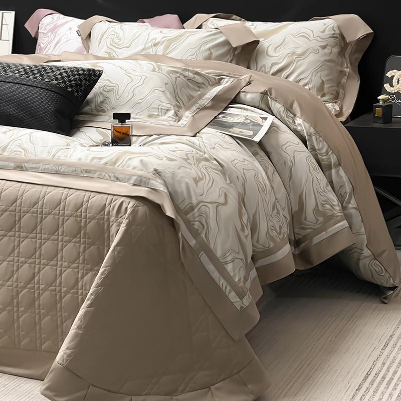 Svetanya Bedding Set Egyptian Cotton Bed Linens Quilted Sheet Pillowcase Duvet Cover Set Underwear quilted Sheet Style&Queen