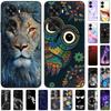 Soft Silicone Covers For Huawei Nova 12 SE Case Owl Lion Painted Cute Cover For Huawei Nova 12SE Cases Nova12SE BNE-LX1 TPU Bags