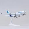 20CM Toy Planes for Boys Diecast Metal Airbus A380 Prototype Airlines Airplanes Model Toy for Collection