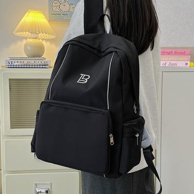 New Schoolbag, Male and Female Contrasting Colors, Student Large-capacity Backpack, Popular College Student Travel Backpack Fashion Trend