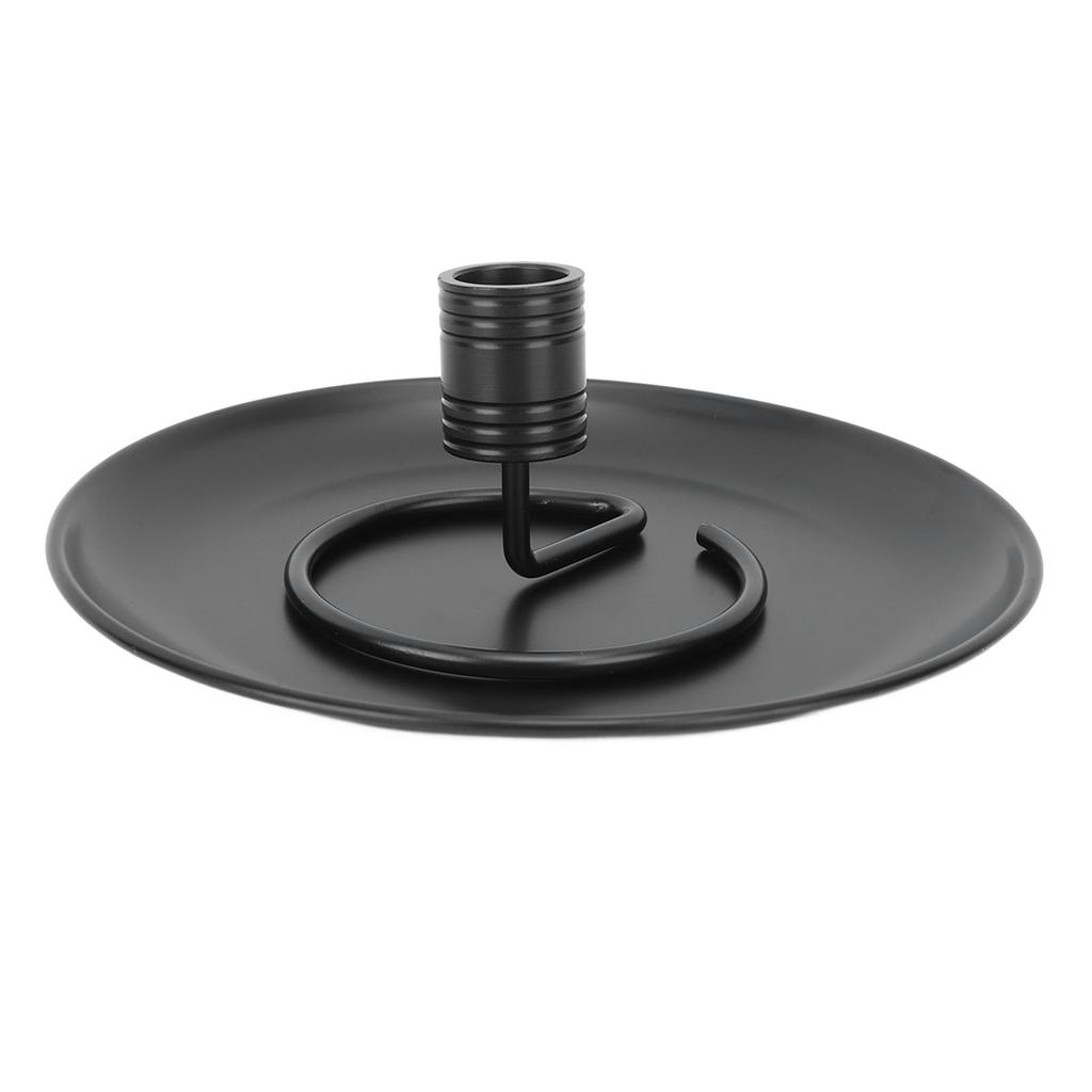 Moxa Collector Stick Storage Base Stainless Steel Round Stable Safe Compact Roll Tray for Moxibustion Home