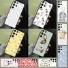 Cute Bunny Rabbit Phone Case For Samsung Galaxy S25 Ultra S9 S10 S20 S21 S22 S23 S24 Plus S24 FE Bumper Cover
