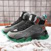 Winter Warm Street Style Men's Snow Boots Height Increasing Light Adult Man Sports Casual Short Plush Shoes Sneakers
