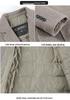 Men's Plus Size 2025 Double-Faced Wool Coat with Detachable Inner Down Jacket and Suit Collar