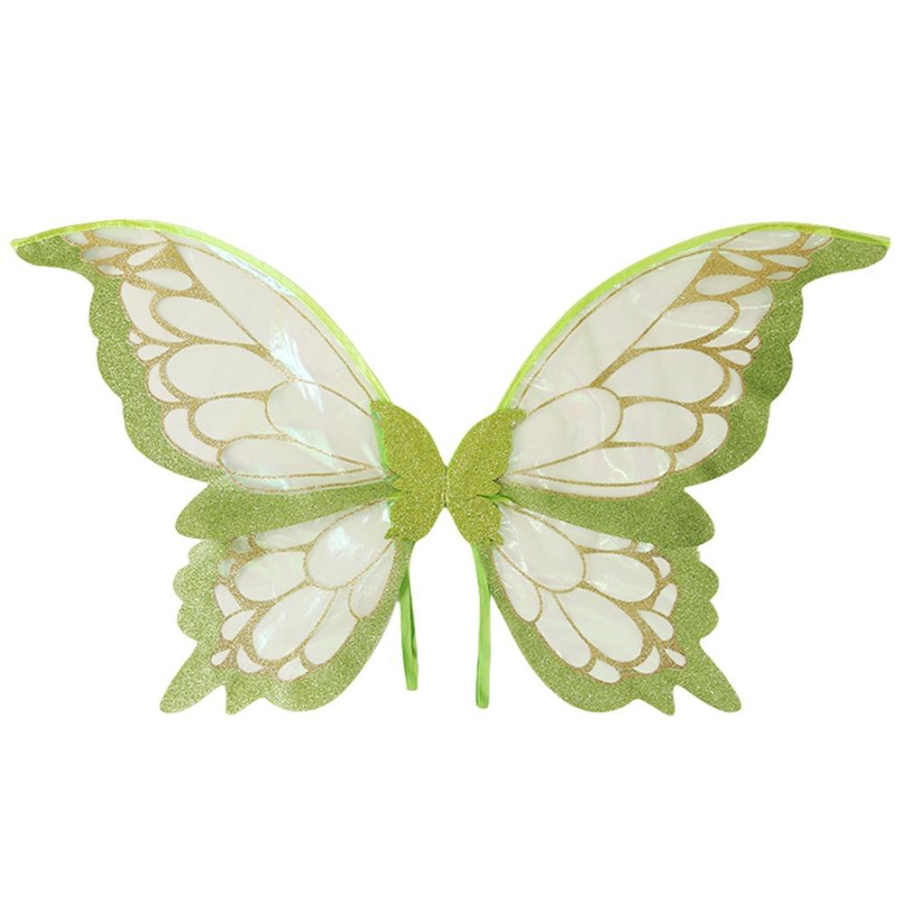 Sparkling Girls Angel Wings Adults Kids Halloween Costume Accessories Funny Fairy Wings