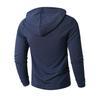 Men's Solid Color Stand Collar Button Sweatshirt Hoodie Men's Sports Large Size Casual Sweatshirt
