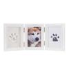 Pet Paw Print DIY Photo Frame with Handprint Clay for Cats & Dogs - Creative Souvenir Ornament
