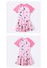 2025 Children's Two-Piece Swimsuit: Summer Water Park Swimwear for Girls, Sizes Medium & Large