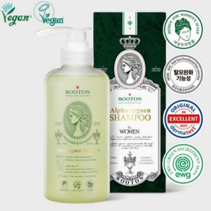 Luton Alphaergen Women’s Scalp Shampoo 500ml (Helps Relieve Hair Loss Symptoms)