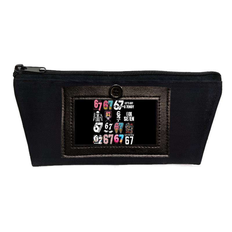 Six Seven 67 Kids' Pencil Case - Large, Medium, Small Stationery Bag for Boys and Girls, Office Storage Organizer.