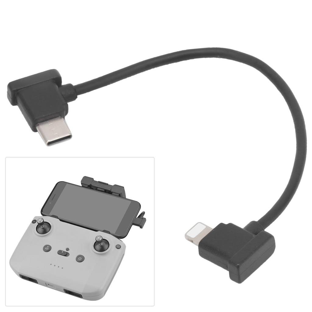 15cm Remote Controller Data Cable for DJI AIR2 MINI2 TypeC to for IOS Data Wire