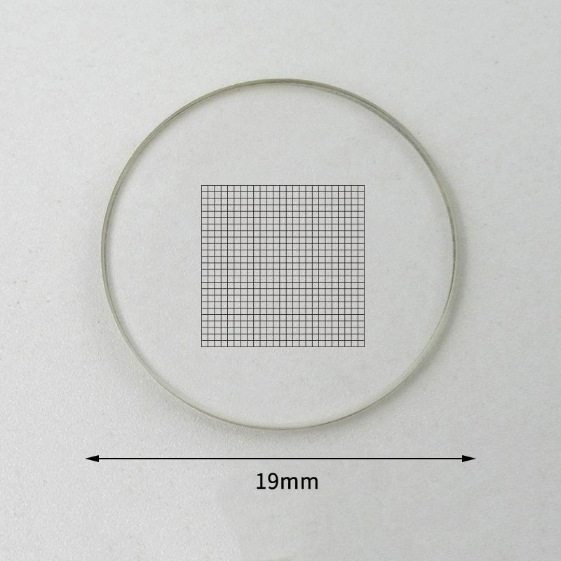 

Окулярний мікрометр Діаметр 19 мм Оптичне скло Перехресна лінійка Сітка Для біологічного мікроскопа 23,2 мм Окуляр Под. 1 0,1 0,05 0,2 мм