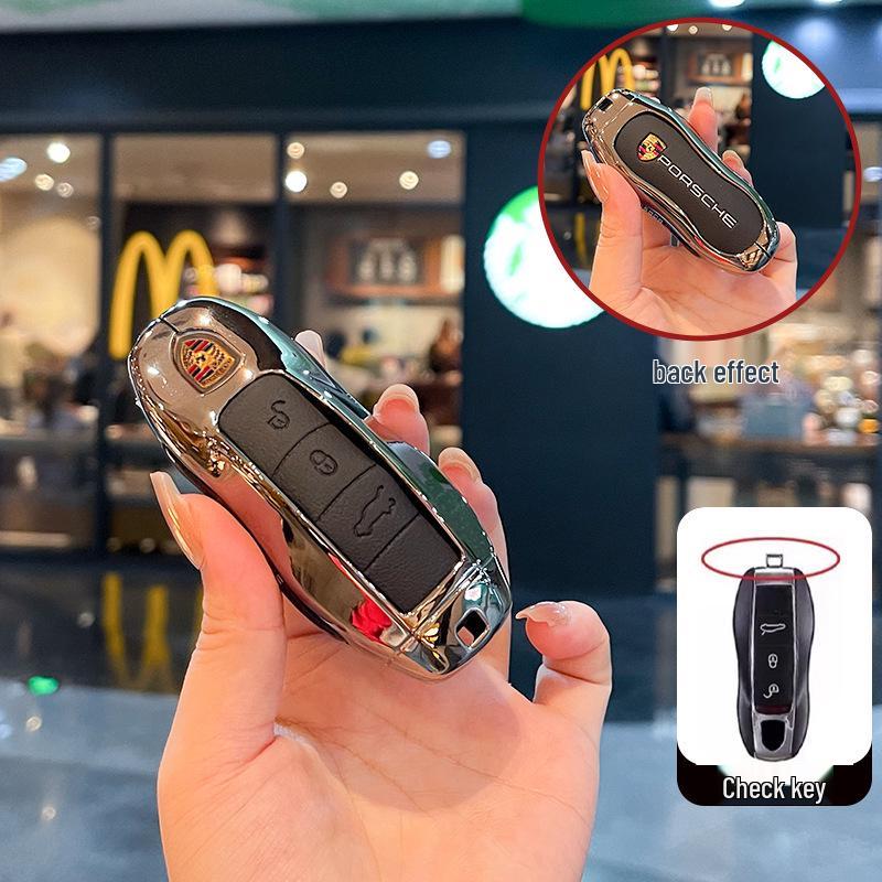 Vlastní kryt klíče pro dálkové ovladače Porsche Panamera, Macan, Cayenne, Taycan a 718